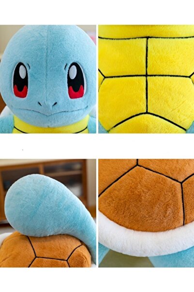 NB market Squirtle 30cm Büyük Boy Pokemon Peluş Oyuncak Figür
