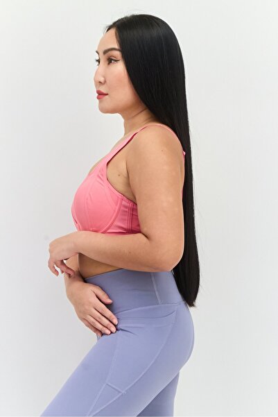 adidas Women Lightly Padded Underwire Sports Bra, Pink