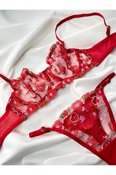 Love Blossom Dantelli İç Çamaşır Takım