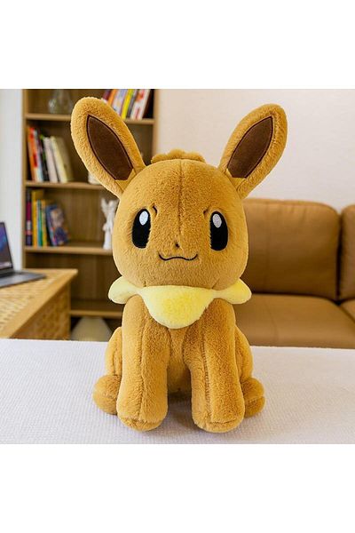 NB market Eevee 40cm furry Pokemon plush toy figure