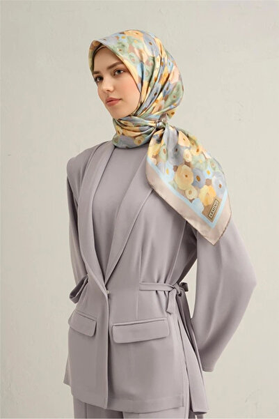 Armine 2025  İLKBAHAR - YAZ - DJ SAF İPEK EŞARP 93300D01 (S)  ( SURA)