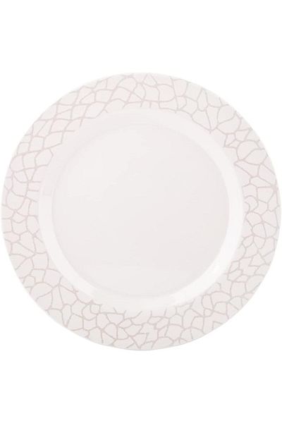 AKDC Deep Plate L(25cm) xW(25cm) xH(2cm) White Pearl