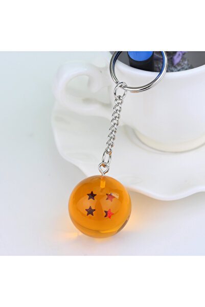 Choice5 K00211-04 Anime Dragon 1-7 Stars Balls Keychain Charms Gokus Bead Pen...