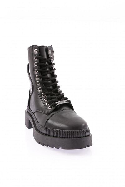 DGN Black K9085 Model Women's Lace-up Boots
