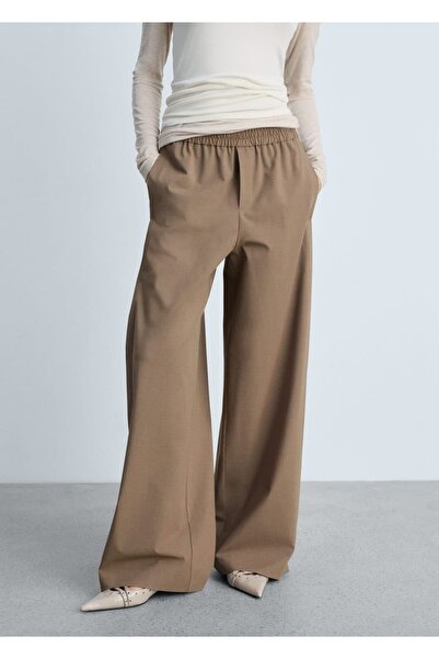 MANGO Woman Wideleg Jogger Pants