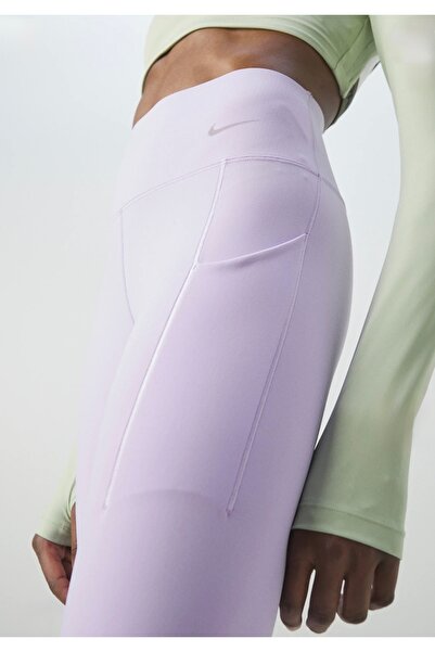 Nike Dri-Fit Universa Medium-Support High-Waisted Full-Length Training Lila Kadın Tayt