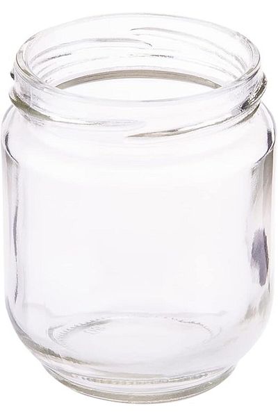 AKDC Glass Bottle W/Metal Lid L(6CM) XW(6CM) XH(8CM) Transparent