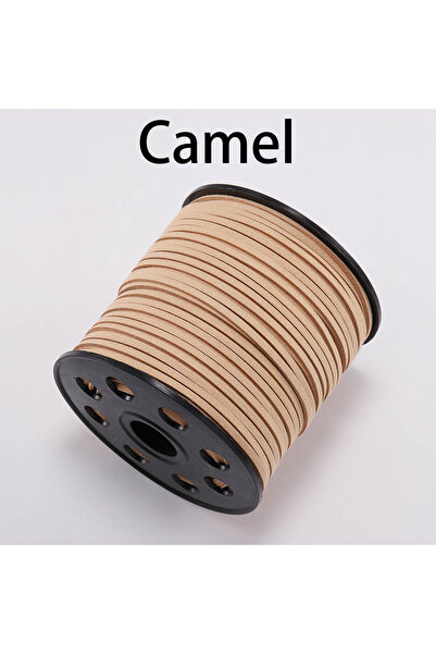 St.kunkka حبل مضفر من الجلد السويدي الصناعي مسطح 2.5 مم × 20 متر، 5/10/20 متر...