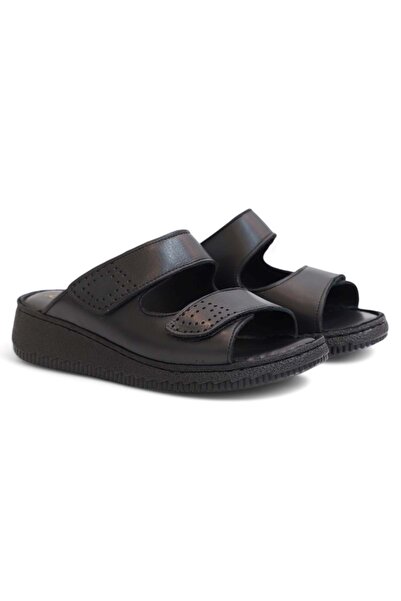 Konfores 2122 Εξαιρετικά ελαφριά εύκαμπτη σόλα από γνήσιο δέρμα Πλήρως ανατομικές γυναικείες παντόφλες