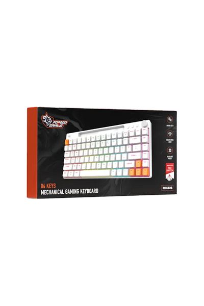 porodo Gaming Wired Mechanical Keyboard - White