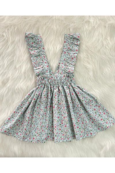 Eylülce Butik Rochie Salopet pentru copii albastră - 100% amestec de bumbac