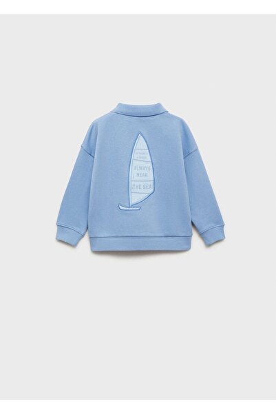 MANGO Baby Polo mikina s detaily zpracování