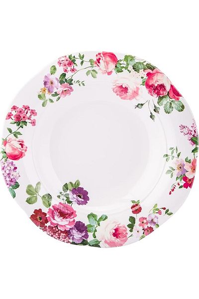 AKDC M/MINE SOUP PLATE 23CMX23CMX3CM White, blue, black 8850688122295