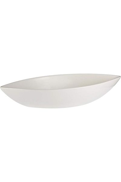 Symphony Oval Bowl, 44 x 16 cm,White