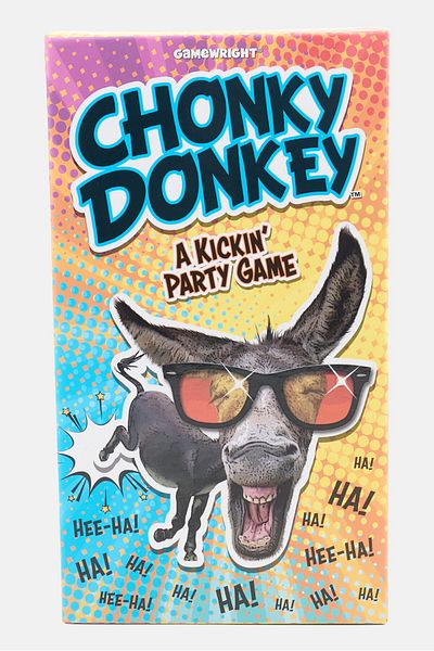 Gamewright Chonkey Donkey A Kickin Party Game, Orange