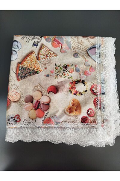 Desta Çeyiz 150x150 cm Güpürlü Sofra Bezi – Şık ve Dayanıklı Masa Örtüsü