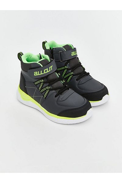 LC Waikiki Boy's Boots with Laces and Velcro