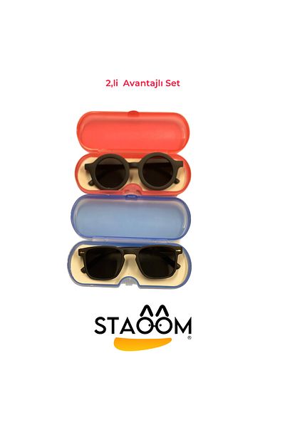 STAOOM Kids Sunglasses Set for Baby, Girls and Boys