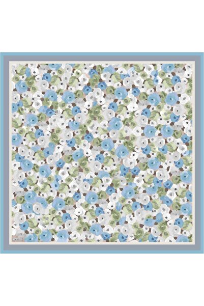 Armine Desenli Saf Ipek Twill Eşarp 9300- 83