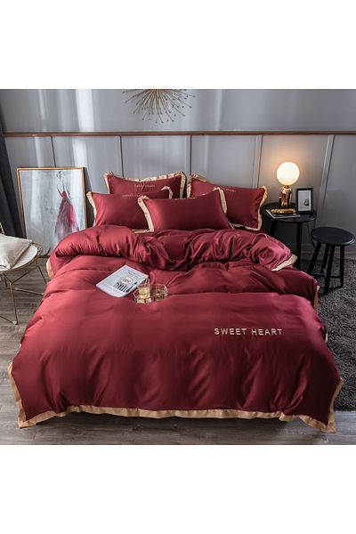 sharpdo Four-piece Set Of Washed Silk Ice Silk