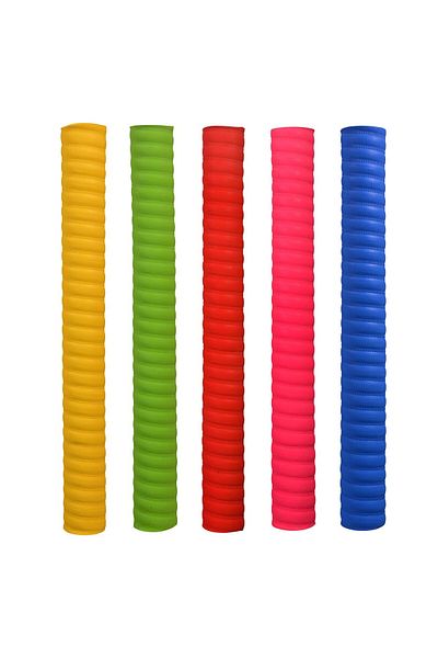 DSC Coil Colored Cricket Bat Grip | Pack of 1 |  Rubber | Enhanced Control| Comfortable Fit
