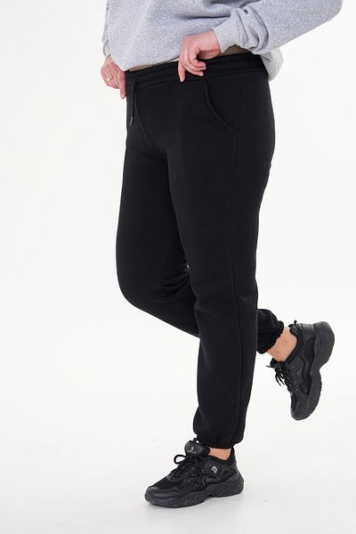 JANSO GROUP - pantaloni de sport de damă plus mărimea neagră cu imprimeu de piatră