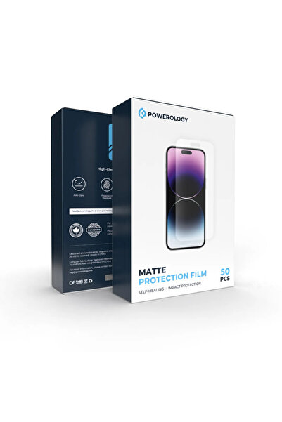 Powerology فيلم لآلة القطع (50 قطعة في العبوة) مقاس 18 × 12 سم - غير لامع