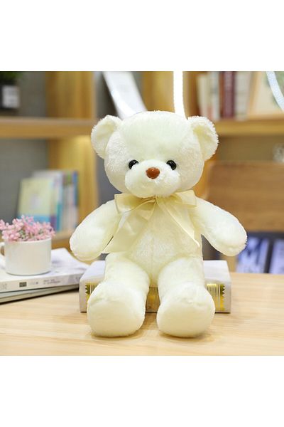 Choice 30cm White 30cm 10 Styles Bear Plush Toy Soft Stuffed Animal Doll Small Pink Gray White Teddy Bear D