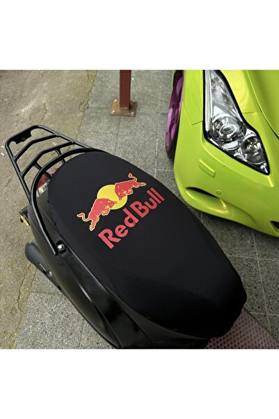 CEBECİOTO REDBULL SİYAH DESENLİ PENYE MOTOSİKLET KILIFI -MOTOR