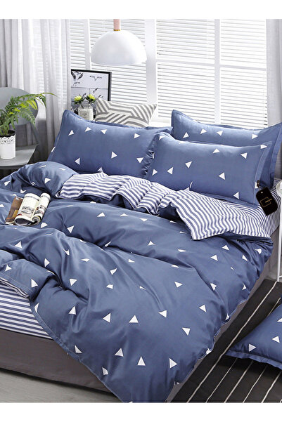 sharpdo 4-Piece Bedding Set Sheet set,with 1 Duvet/Quilt Cover And 1 Flat sheet And 2 Pillowcases King