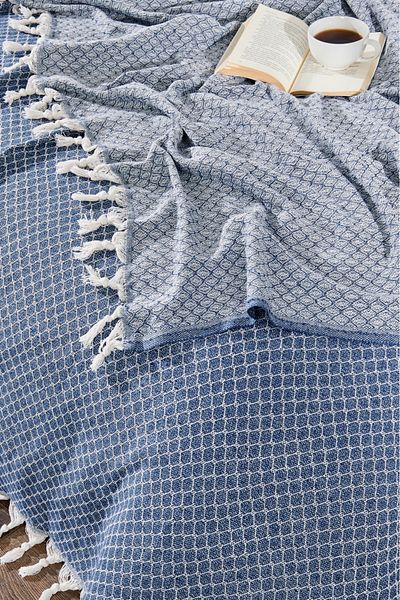 MARİANO VENANZİO Aura Cotton Patterned Double Pike 200 X 220 cm