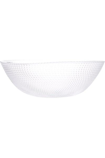 AKDC Glass Bowl Square L(23CM) XW(23CM) XH(7CM) Transparent