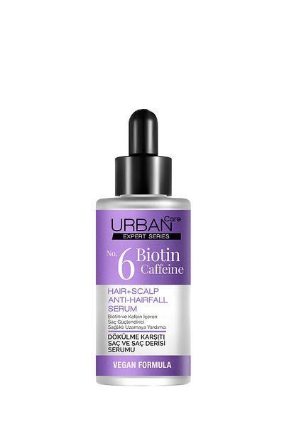 Urban Care Expert No.6 Biotin Caffeine Haar Anti-Betekshizlik Care Serum-50 Ml-Vegan