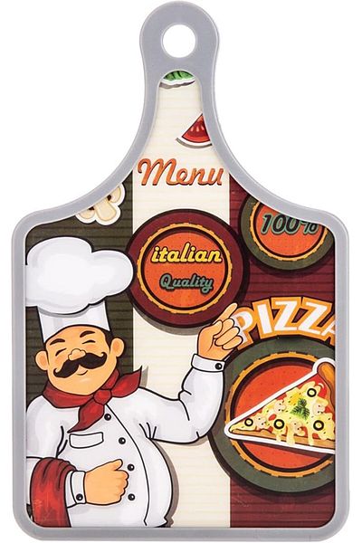 AKDC CUTTING BOARD 19CMX30CMX1CM White