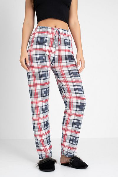 DONEX Cotton 3-Piece Fabric Ribbon Waist Detail Printed Pocketless Women's Pajamas