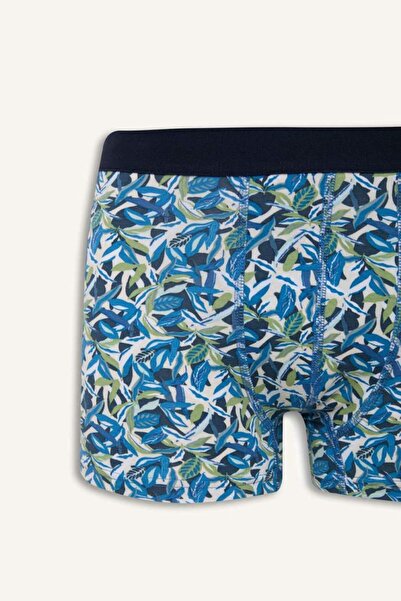 DeFacto Regular Fit Floral 3'lü Boxer C3281ax25sp