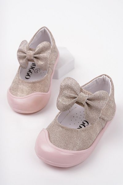 MUGGO Molina Velcro Bow Casual Girl's First Step Baby Sneakers