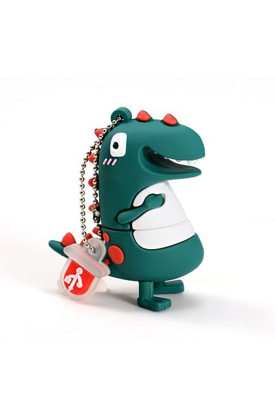 Choice 32GB Little dinosaur Cartoon Silicone USB 2.0 Flash Drive 32GB Cat U Stick 4GB Pen drive 128GB Cute