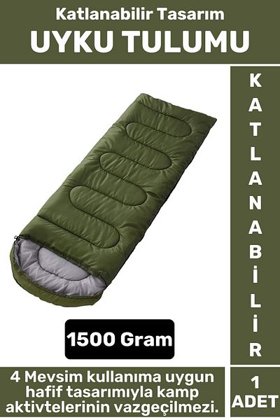 Wintoup Compact 4 sezoane, potrivit pentru utilizare, cald 190 x 70 cm, dublu, pentru camping, sac de dormit pliabil