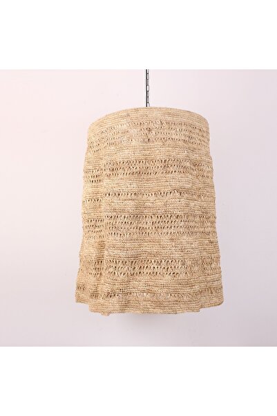 Mylamp SELANİK ÖRME DOĞAL RAFYA  70X102 cm  AYDINLATMA
