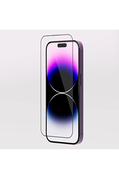 Levelo واقي شاشة شفاف مقاوم للكهرباء الساكنة ومقاوم للكسر لهاتف iPhone 14 Pro Max