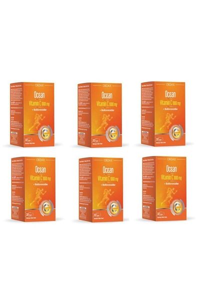 Ocean Vitamin C 1000 Mg 30 Tablets 6 Pieces