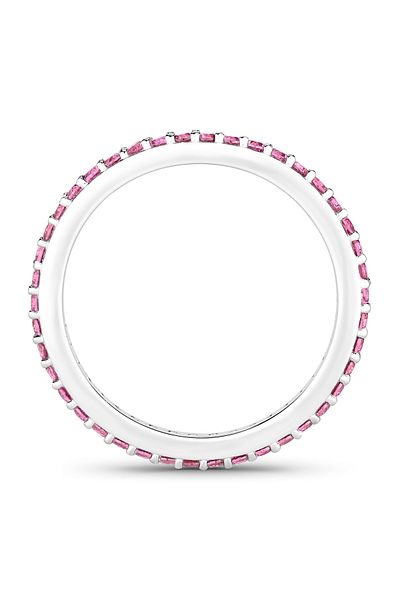 Rafaela Donata Edelsteinring Ring Sterling Silber Rhodolit Pink