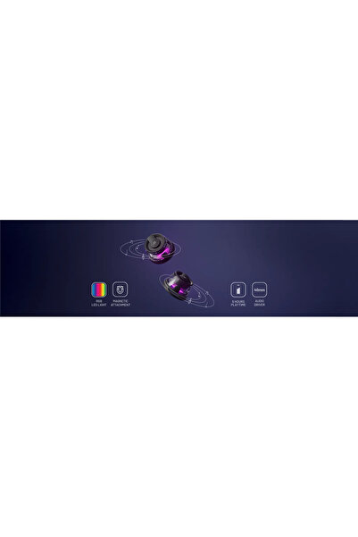 porodo مكبر صوت ساوند تيك تشارم المغناطيسي بقوة 3 وات مع تأثير إضاءة ليد RGB ...