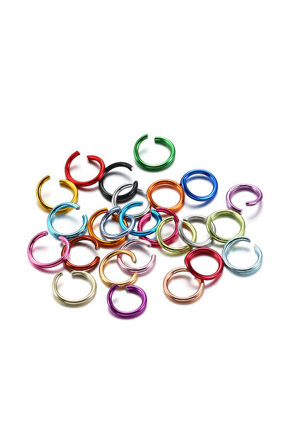 Choice 8 مم × 300 قطعة متعددة الألوان 300 قطعة/الوحدة 6/8/10 مم حلقات قفز مفت...