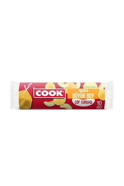Cookc Large Size 10 Cook Drawstring Garbage Bags Melon Scented
