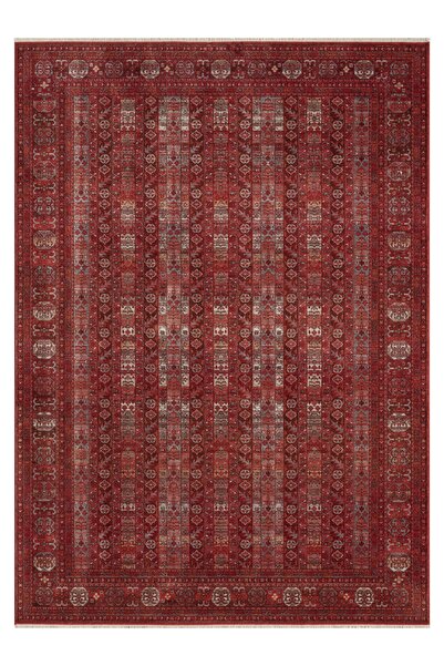 Halımax Seyran Asır 0257 Bordo Salon Halısı Yolluk Yumuşak Tuşeli Modern Dokuma Makine Halısı