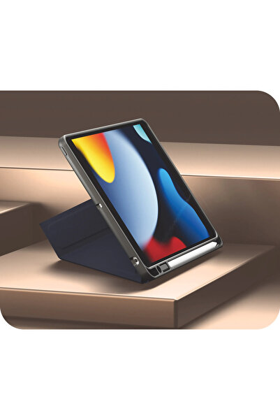 Levelo حافظة أنيقة من الجلد الهجين لجهاز آيباد مقاس 10.2 بوصة - أرجواني