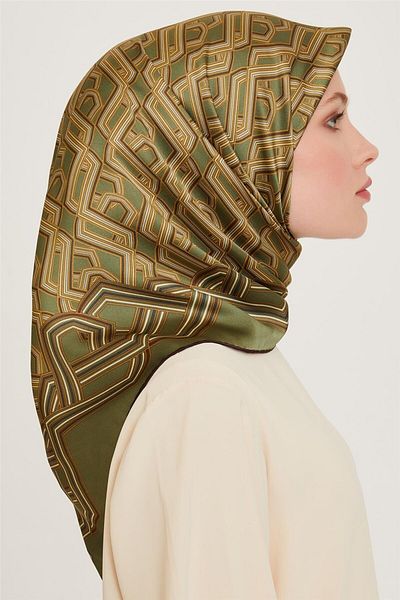 Armine Sura Pure Silk Scarf - 9213D 51 Model