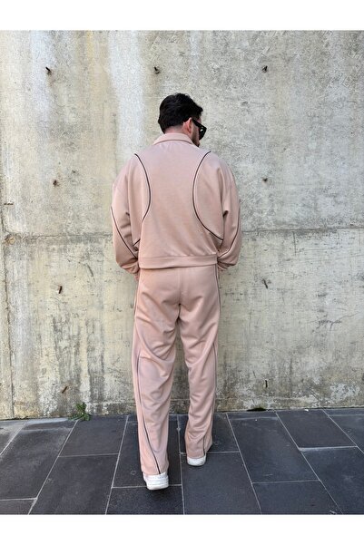 MİS MODA Men's Stripes Tracksuit